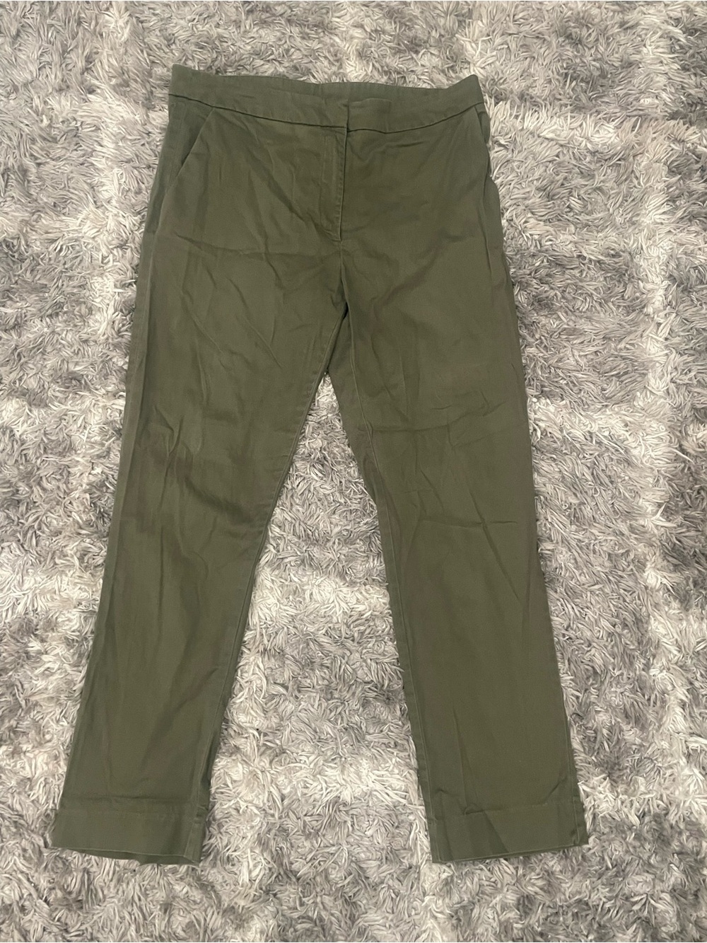 H&M Divided Olive Green Ankle Pants Size 10